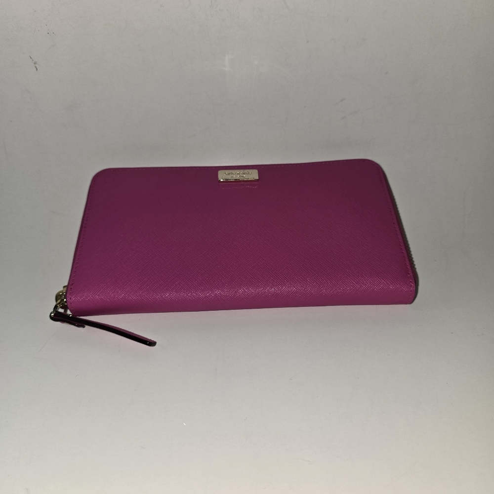 EUC Pink Kate Spade Zip Around Wallet